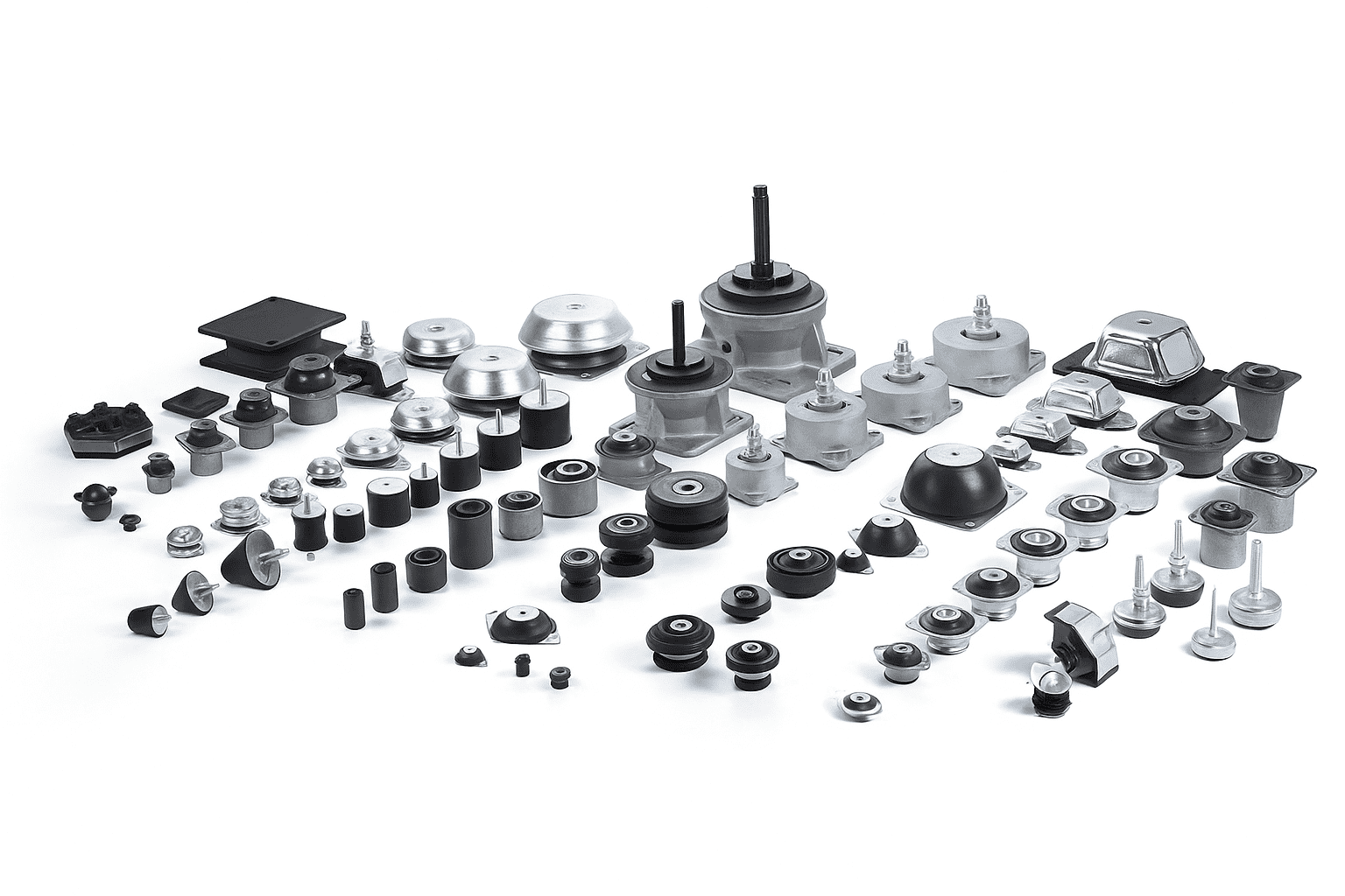 AMC Anti Vibration Mounts - Industrial machinery naturally produces vibrations from rotating and reciprocating parts, especially when imbalances occur. These vibrations can cause wear, shorten machine life, and transmit... | Premium acoustic product by Brandt Audio